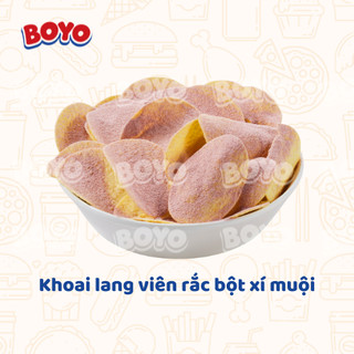 ( Tặng 100g Bánh phồng tôm ) Combo 3 loại bột siêu ngon BOYO ( Bột phô mai 125g, Bột trứng muối 100g, Bột xí muội 100g )