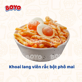 ( Tặng 100g Bánh phồng tôm ) Combo 3 loại bột siêu ngon BOYO ( Bột phô mai 125g, Bột trứng muối 100g, Bột xí muội 100g )