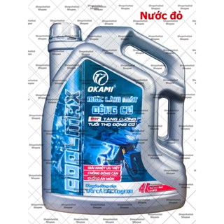 Nước làm mát siêu giải nhiệt động cơ ô-tô , xe máy Okami Cool Max 4L