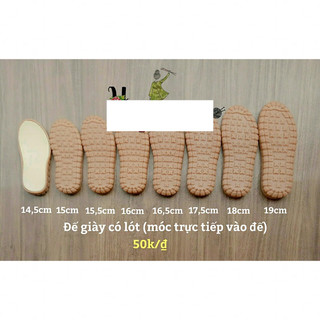 Đế giày cho bé
