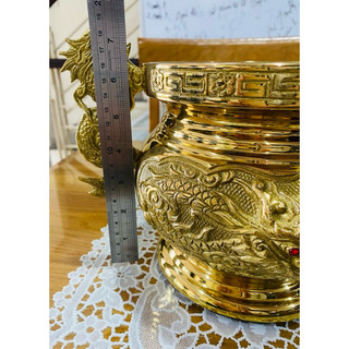 Lư hương đồng cao 16cm