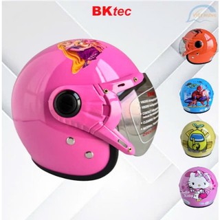 Mũ bảo hiểm trẻ em trùm 3/4 đầu dành cho bé từ 4 đến 8 tuổi bktec bk32 -vòng đầu 50-52cm - phù hợp với bé nặng dưới 25kg