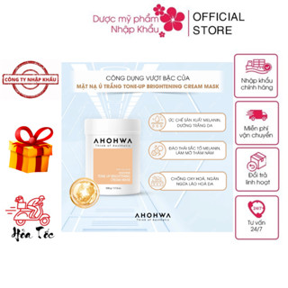 Mặt Nạ Ủ Trắng AHOHWA Tone-Up Brightening Cream Mask AHOHAW Dạng Kem Dưỡng Da Trắng Sáng Tự Nhiên, Giảm Thâm Nám 500g