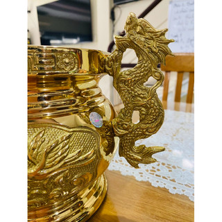 Lư hương đồng cao 16cm
