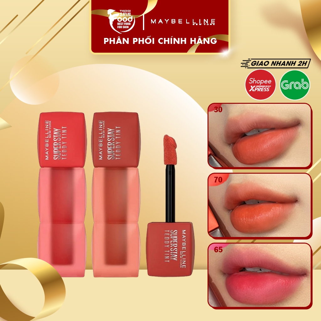 Son Kem Bông Lì, Bền Màu Maybelline Superstay Teddy 5ml