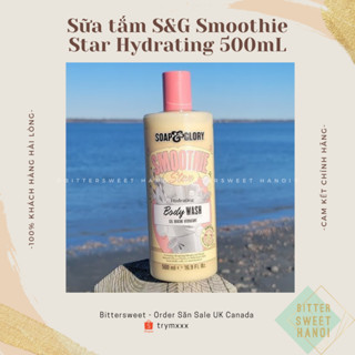 [bản mới made in UK] Sữa tắm thơm ngọt Soap & Glory Smoothie Star Body Wash 500ml
