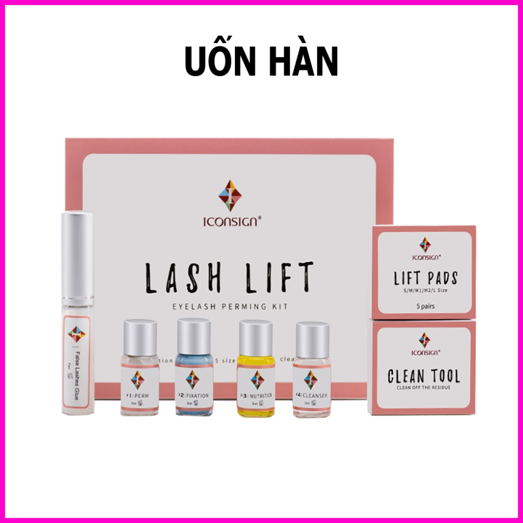 Sét uốn mi collagen 3D 6D, sét uốn mi LASH LIFT Hàn Quốc, dụng cụ mi Sơn Hà