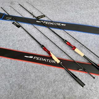 [HỖ TRỢ BẢO HÀNH NGỌN] Cần câu lure monster pedator carbon xoắn X độ cứng M ngọn 1li8 - cần câu cá