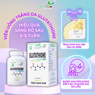[KM 8/3] Viên uống trắng da Glutathione Collagen GH làm trắng da, ngăn ngừa lão hóa, giảm nám sạm tàn nhang