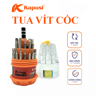 BỘ MŨI TÔ VÍT HỦ TÂM 31PC K-6036