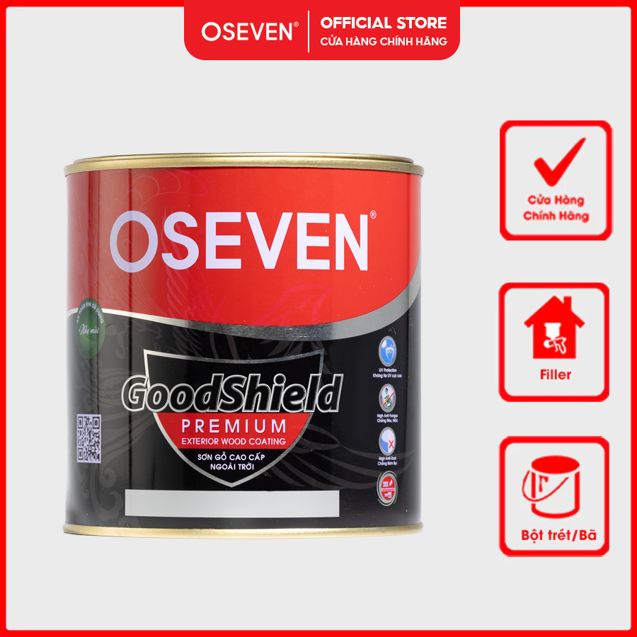 OSEVEN Sơn ngoại thất - sơn phủ mờ gỗ PU 709K - chống trầy xước ngoài trời