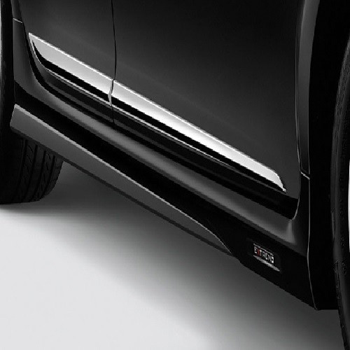 Ốp nẹp sườn, hông xe Toyota Camry 2019 2020 2021 2022 2023 2024 nhựa mạ crom, tăng cường độ cứng của