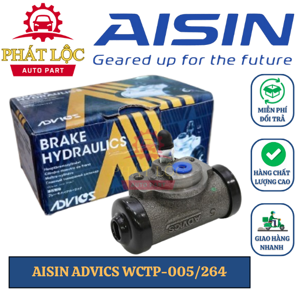 Xi lanh phanh, heo thắng Aisin phù hợp với Innova, Fortuner, Vios, Wigo, Hiace ( Aisin Advics chính 