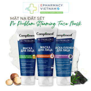 Mặt Nạ Đất Sét COMPLIMENT No Problem Sạch Da, Giảm Mụn, Kiềm Dầu Cho Làn Da Mềm Mịn, Đều Màu