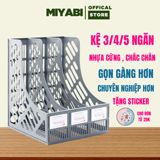 Kệ Đựng Tài Liệu Để Bàn 3/4/5 Ngăn Nhựa – Giá Để Hồ Sơ, Sách, Giấy Tờ Văn Phòng Gọn Gàng, Tiết Kiệm Diện Tích