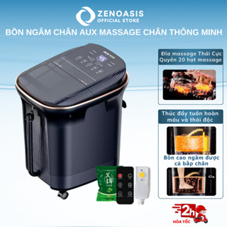 Bồn ngâm chân AUX massage chân, máy ngâm chân mát xa tự làm ấm nước giúp thư giãn các huyệt ở lòng bàn chân