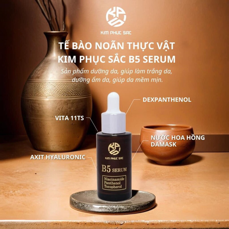   Chính Hãng  Serum B5 Kim Phục Sắc Tế Bào Noãn Thực Vật 