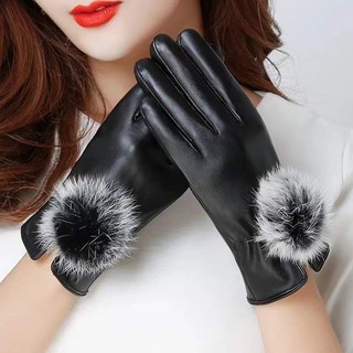 Găng Tay Da Cảm Ứng Nam Nữ, Giữ Ấm, Kháng Nước Nhẹ, Dùng Cảm Ứng Siêu Rẻ (2 Mẫu)