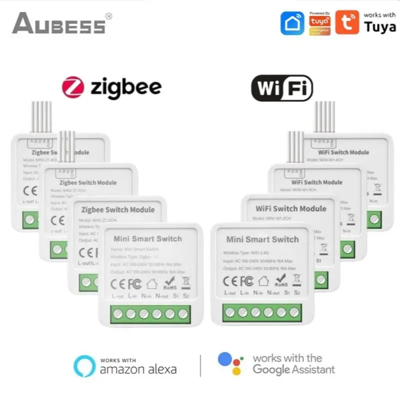 Tuya WiFi switch 16A DIY Công tắc mini app smart life