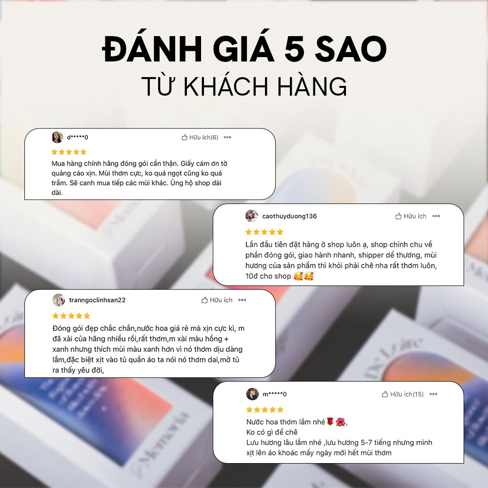 Nước Hoa Nữ Thơm Lâu De Memoria Ngọt Ngào, Hương Hoa Ấm Áp (30ml) - Montpellier 05 BST Ký Ức Đầu Tiên | BigBuy360 - bigbuy360.vn