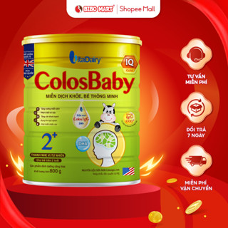 Sữa ColosBaby IQ Gold Phát Triển Trí Não Toàn Diện Tăng Chiều Cao Vượt Trội Cho Bé 2+ Trên 2 Tuổi Lon 800g - Bibomart