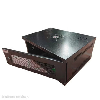 Tủ rack 4U treo tường, tủ mạng 4U cao cấp, dày chắc dùng lắp đặt hệ thống mạng và camera