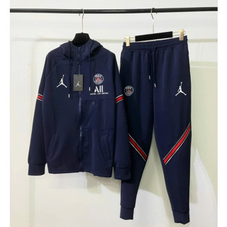 Bộ Đồ Dài Tay Mặc Thu Đông Paris In Hoạ Tiết Logo PSG Phối Quần Quần Nỉ Cho Các Boy Phố Đi Phượt Đi Chơi hot 2025