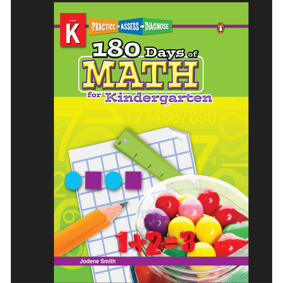 Sách Luyện Toán 180 Days of Math - Từ Grade K,1,2,3,4,5,6 -  đáp án ở sau sách