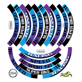 Tem vành bản to EXCITER , Wave, Winner, AB