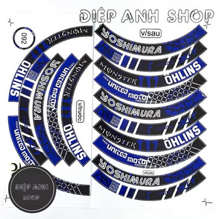 Tem vành bản to EXCITER , Wave, Winner, AB