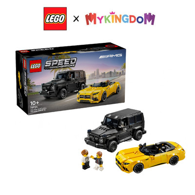 Đồ Chơi Lắp Ráp Siêu Xe Mercedes Amg Gt Roadster 2024 & Amg G63 LEGO SPEED CHAMPIONS 76924 (808 chi tiết)
