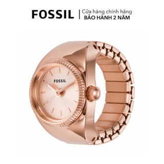  Nhẫn đồng hồ nữ Fossil WATCH RING ES5247 dây thép không gỉ màu vàng hồng 