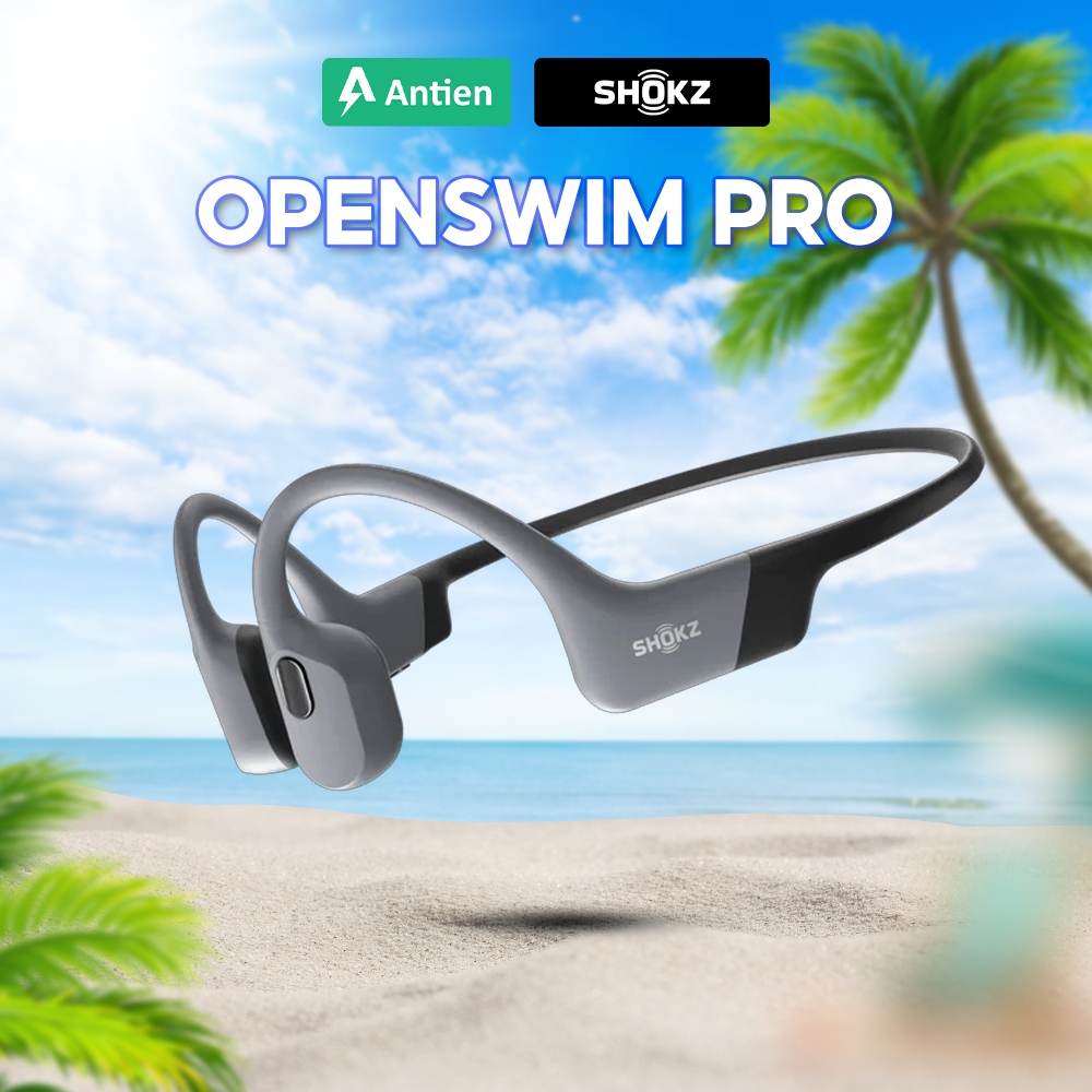 Tai Nghe Bơi Lội Bluetooth SHOKZ OPENSWIM PRO, Truyền Âm Thanh Qua Xương Kết Hợp MP3 32GB - BH 2 năm