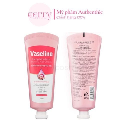 Kem tay Vaseline Deep Moisture Hand & Nail Cream