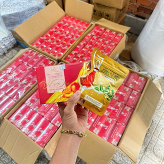 [CHÍNH HÃNG][Tặng Gói Detox] Trà Giảm Cân Vị Đào Đông Anh - Trà thảo dược vị đào Nguyễn Huỳnh Như hộp 15 gói