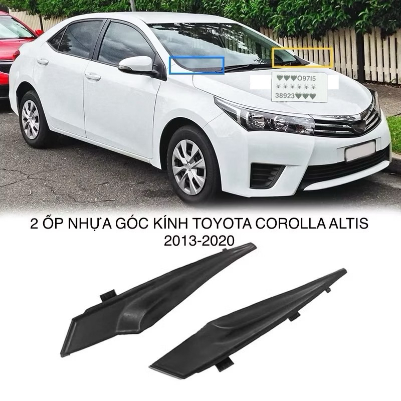 ỐP NHỰA MÁNG NƯỚC TOYOTA COROLLA ALTIS 2013-2020