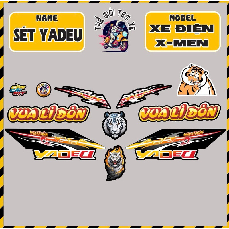 Tem Xe Điện XMen Mẫu Vua Lì Đòn Đủ Màu Độc Lạ