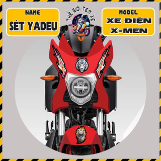 Tem Xe Điện XMen Mẫu Vua Lì Đòn Đủ Màu Độc Lạ
