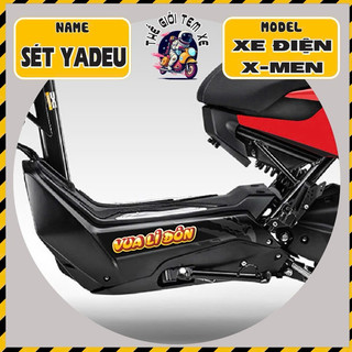 Tem Xe Điện XMen Mẫu Vua Lì Đòn Đủ Màu Độc Lạ