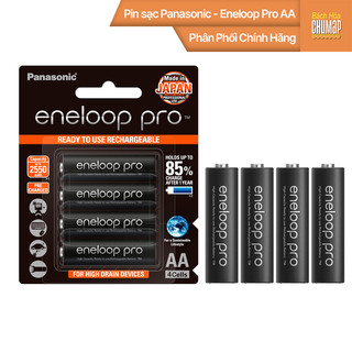 Pin sạc Panasonic - Eneloop Pro AA - Chính Hãng