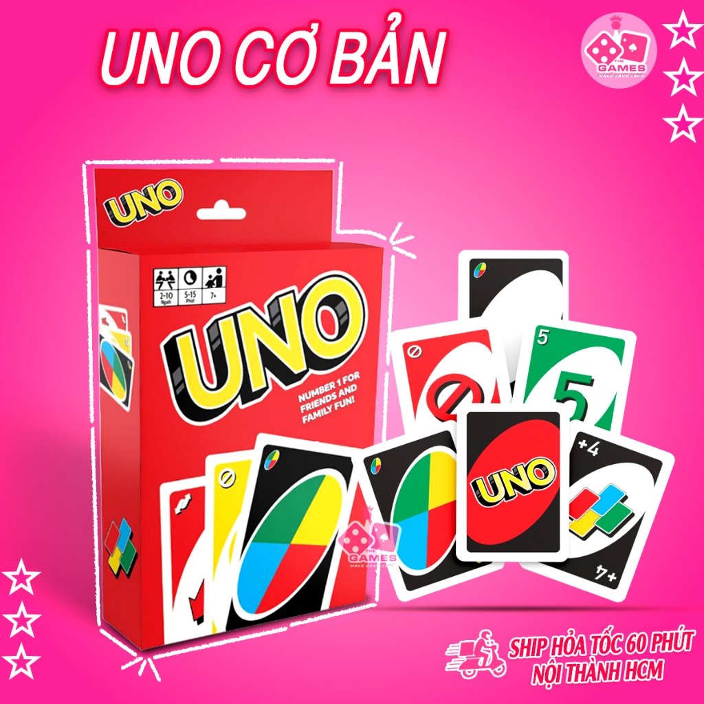 Bài Uno 110 Lá Hàng Việt Nam chất lượng cao Chất Giấy Dày Trò Chơi Nhóm Bạn Xả Stress