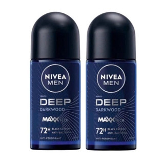 COMBO 2 CHAI LĂN KHỬ MÙI NIVEA MEN DEEP DARKWOOD 72H