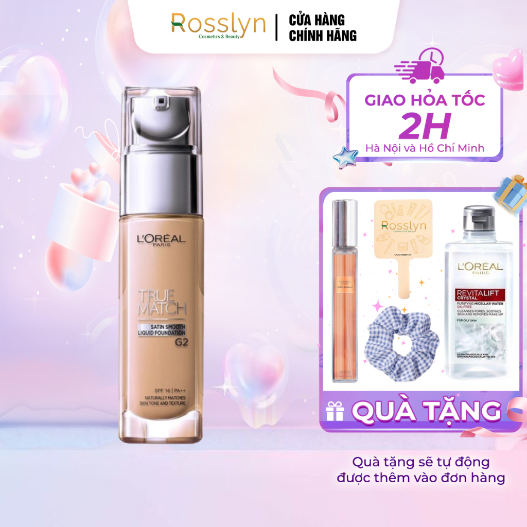 Kem nền lâu trôi dạng lỏng L'Oreal Paris True match Blendable Foundation 30ml