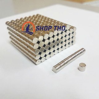 Set 25 viên D5*5 nam châm đất hiếm trụ tròn