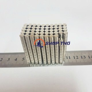 Set 25 viên D5*5 nam châm đất hiếm trụ tròn