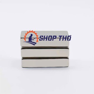 Set 2 viên 40*20*2 nam châm đất hiếm  chữ nhật