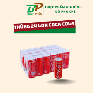  Thùng Nước ngọt COCA-COLA lon 320ml  Thùng 24 lon  - Pha chế Bách Phúc Đà Nẵng 