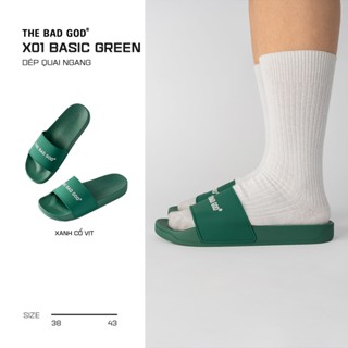 Dép Quai Ngang Nam Nữ The Bad God Basic X01 Dép Slipper Unisex Đế PVC Êm Chống Trơn Local Brand