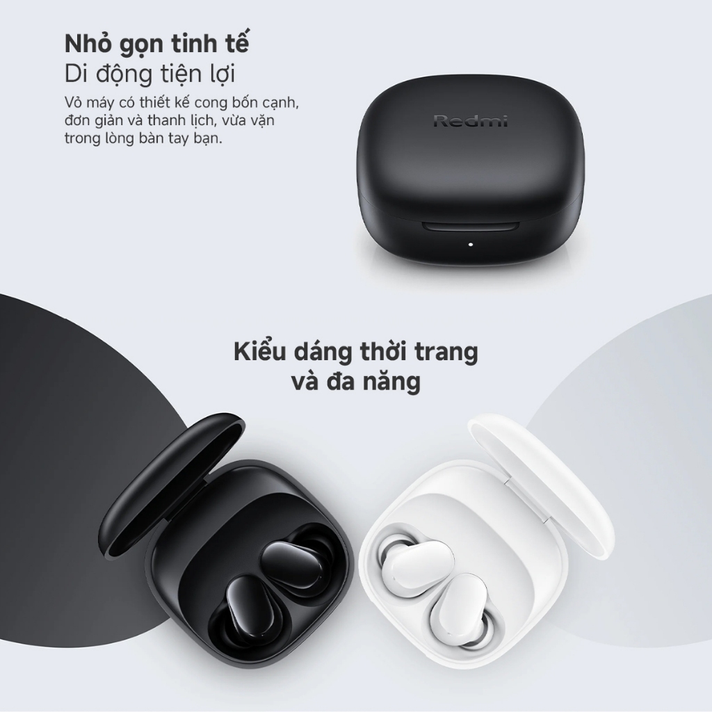 Tai Nghe Không Dây Xiaomi Redmi Buds 6 Play - Độ trễ thấp - Hàng chính hãng - Bảo hành 12 tháng | BigBuy360 - bigbuy360.vn