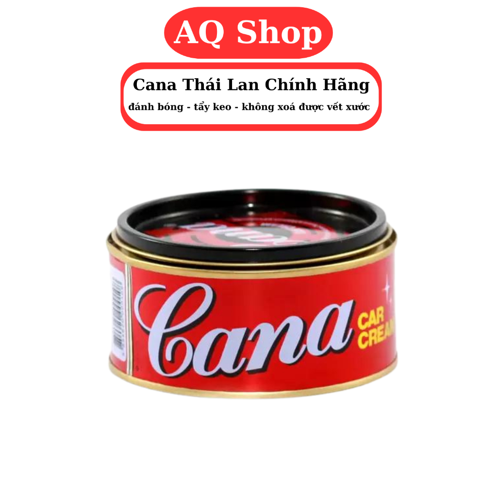 Cana Kem Đánh Bóng Car Cream Xi đánh bóng nhựa Hàng Chính Hãng - đánh bóng xe máy ô tô đồ gỗ
